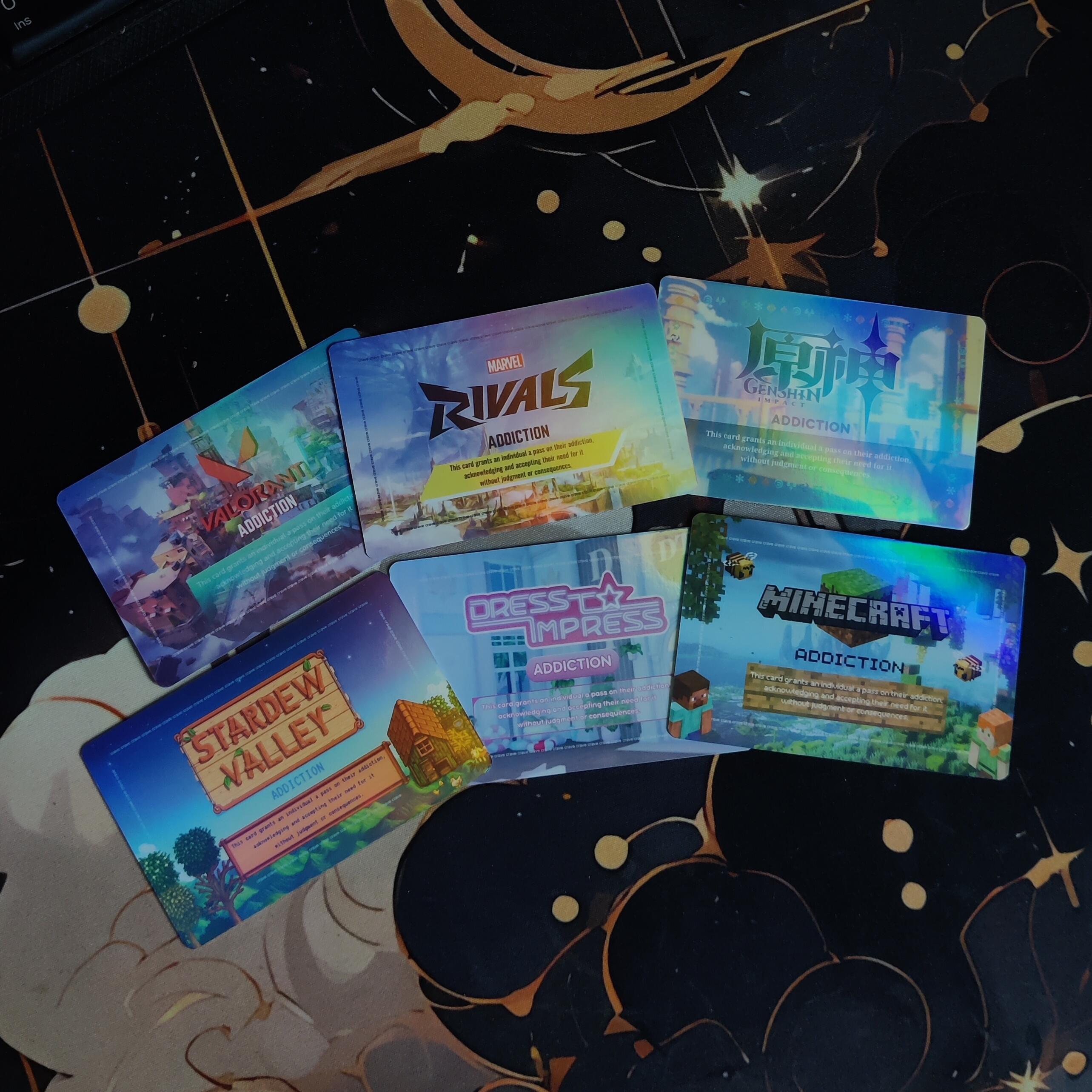 phasco's gaming crave cards